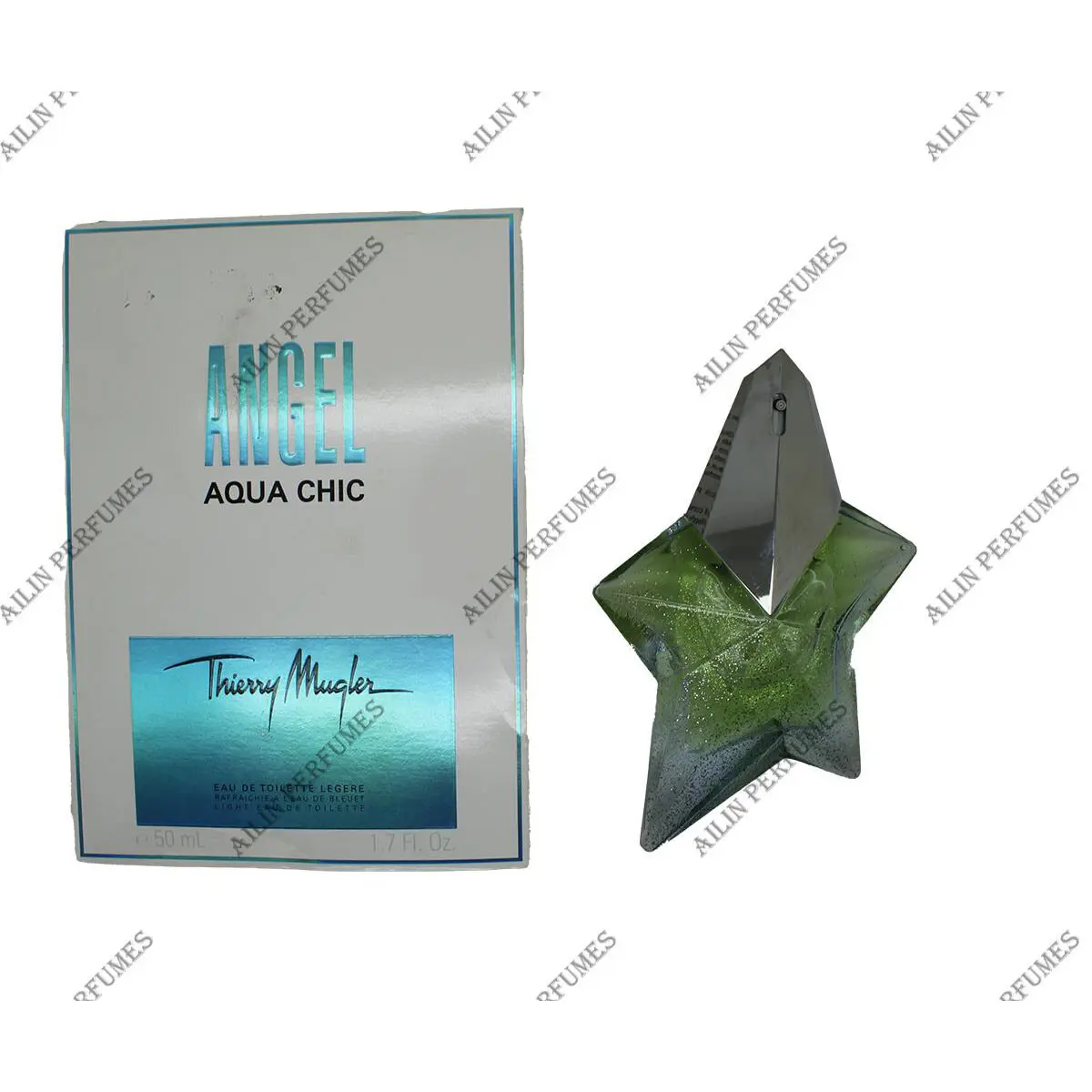 Angel Aqua Chic by Thierry  1.7 oz 50 ml Eau de Toilette Spray For Women by Mugler