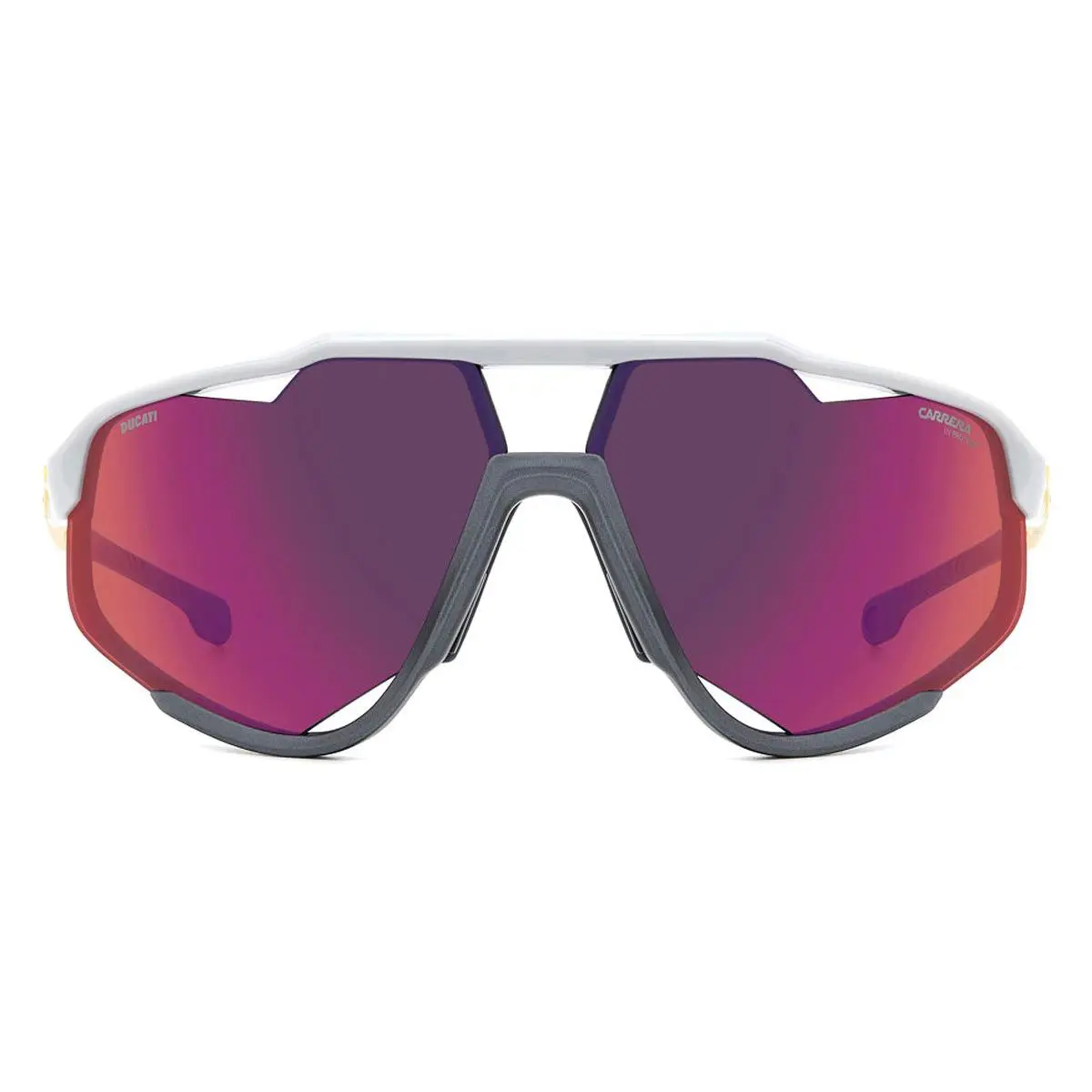 Carrera Carduc 055/S Sunglasses Male Gray Red 76mm - Frame: Gray Red, Lens: Blue Multilayer