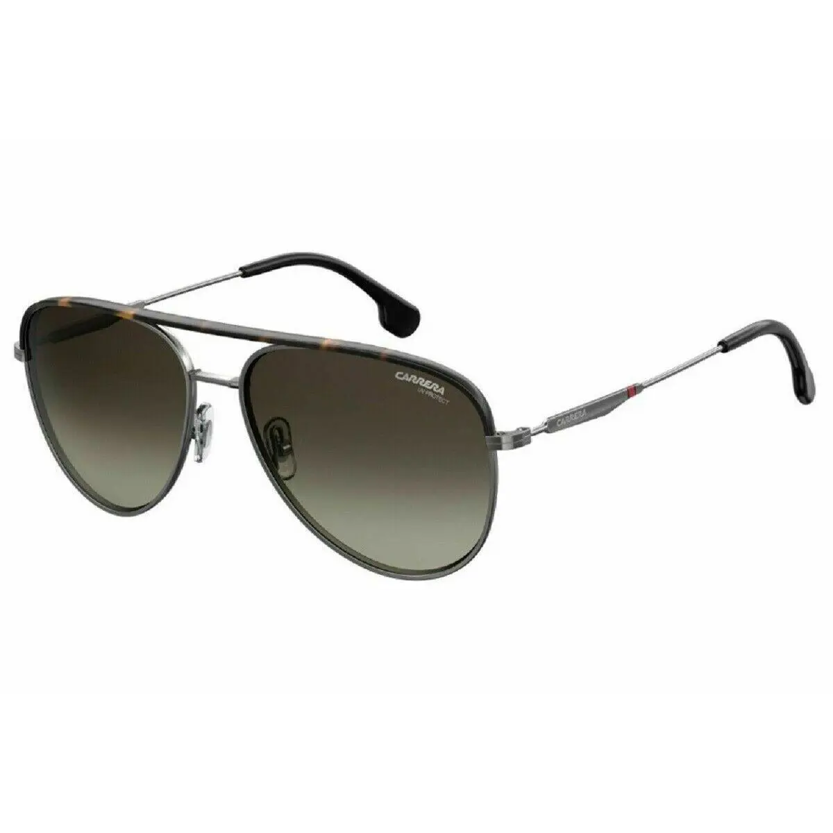Carrera 209/S/SAM 85K HA Sunglasses Ruthenium Frame Brown Gradient Lens 58mm