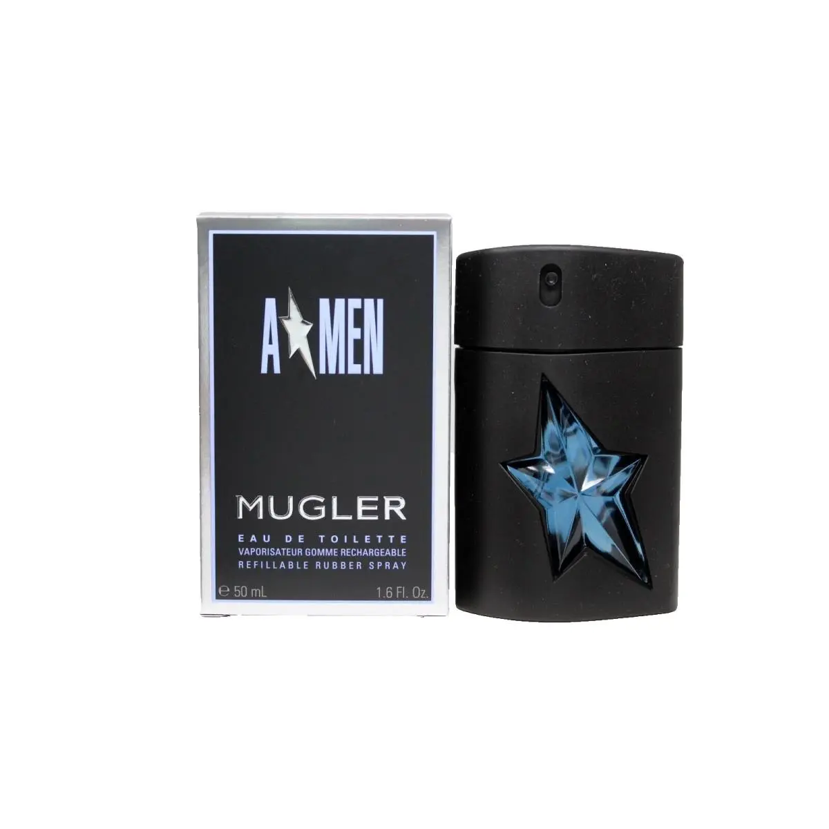 Mugler A Men Eau DE Toilette Refillable Rubber Spray 50 ML/1.6 Fl.oz