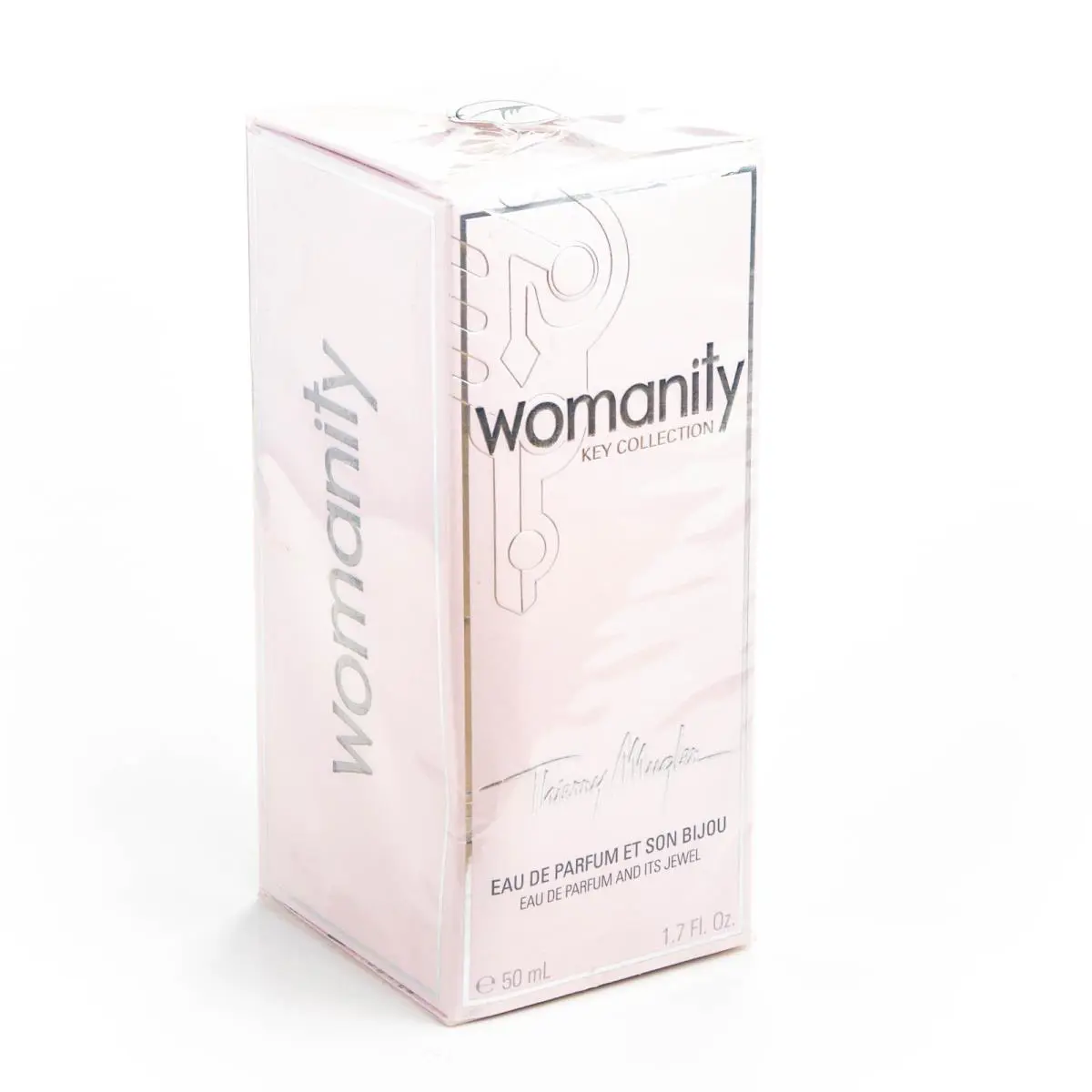 Thierry  Womanity Key Collection 1.7OZ 50ml Edp and Bijou Jewel LE Pouch by Mugler
