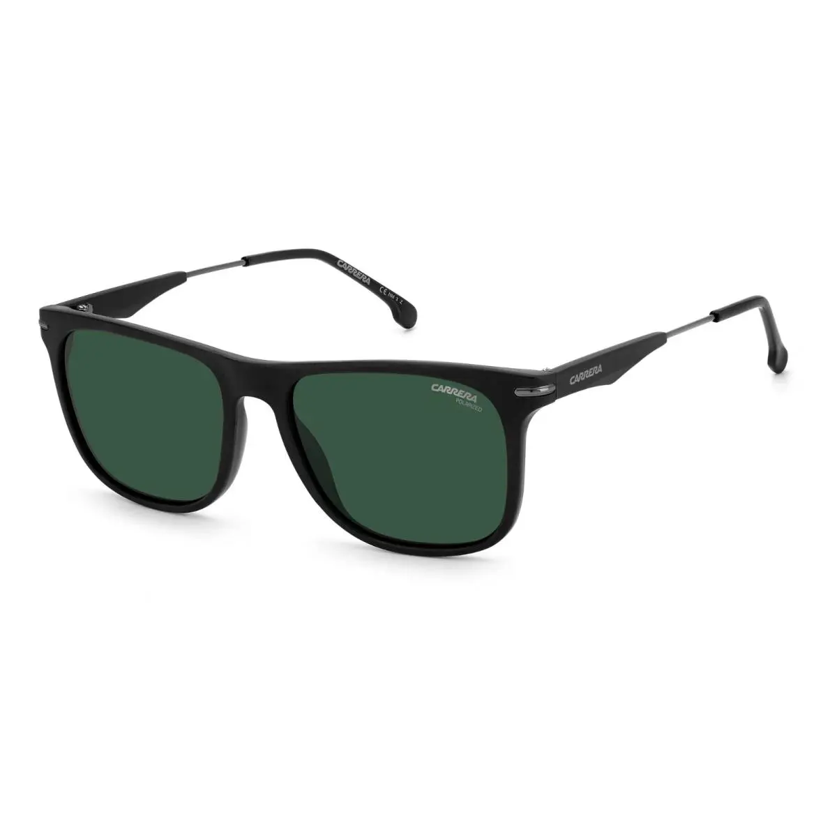 Carrera 276 003 Matte Black Green Lens Mens Sunglasses 55mm