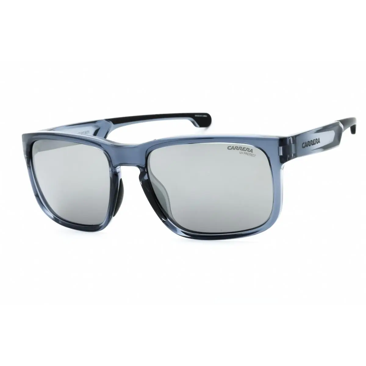 Carrera Carduc 001/S 0R6S T4 Sunglasses Gray Black Frame Silver Lenses 57mm