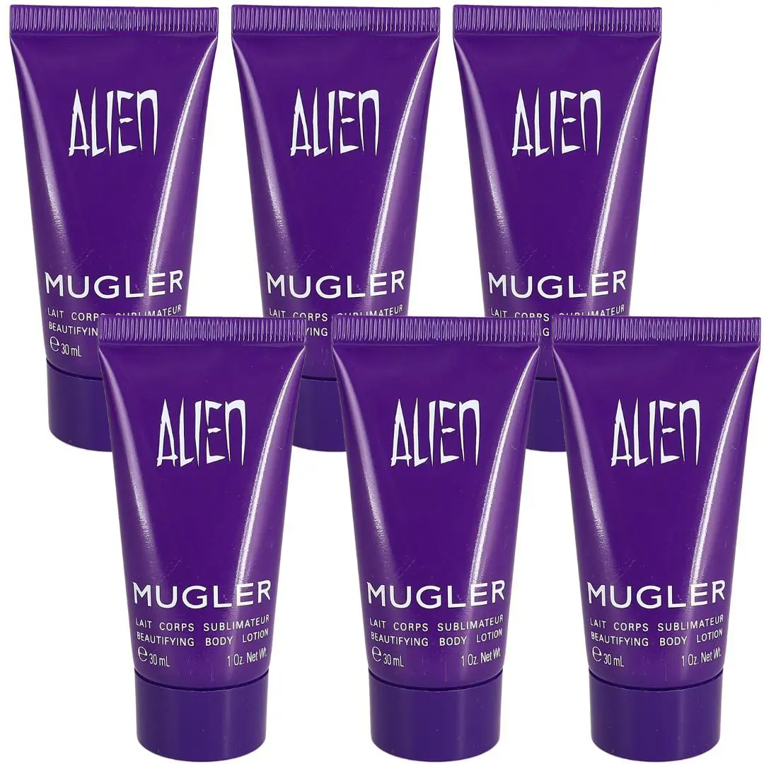 Alien by Thierry  For Women 6 Pack of Body Lotion 6oz 6x1.0oz by Mugler