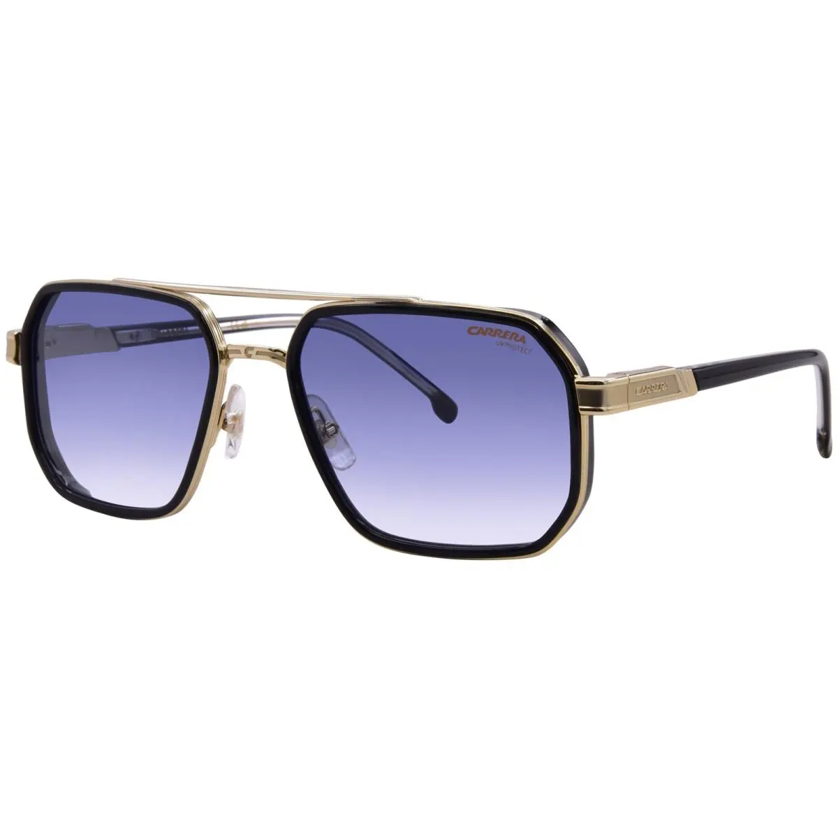 Carrera 1069/S 2M2 Sunglasses Men`s Black/gold/dark Blue Gradient 58mm
