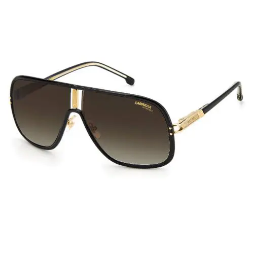 Carrera Flaglab 11 R60 HA Sunglasses Black Frame Brown Lenses 64mm