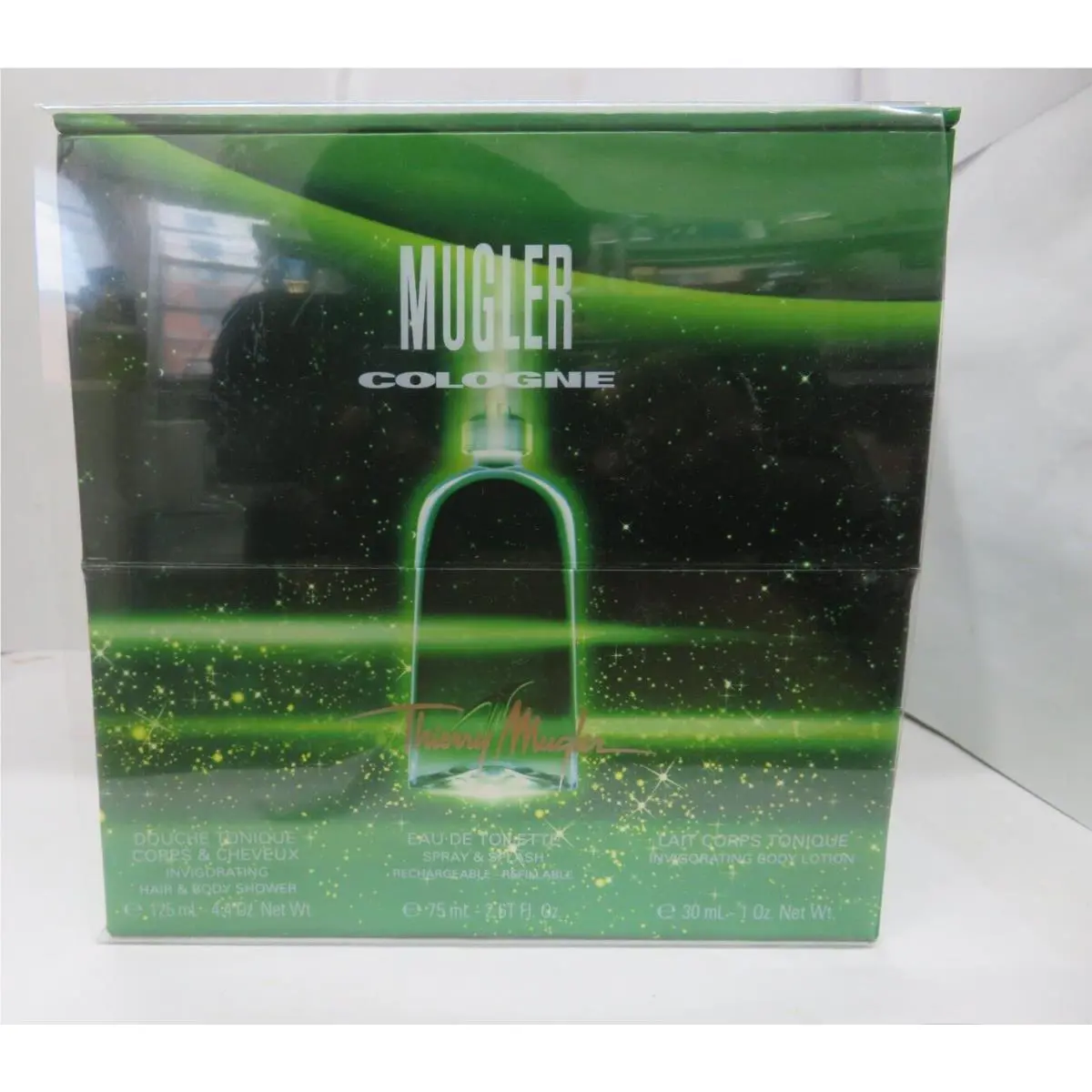 Cologne BY Thierry  : Eau DE Toilette+hair/body Shwer Gel+lotion by Mugler