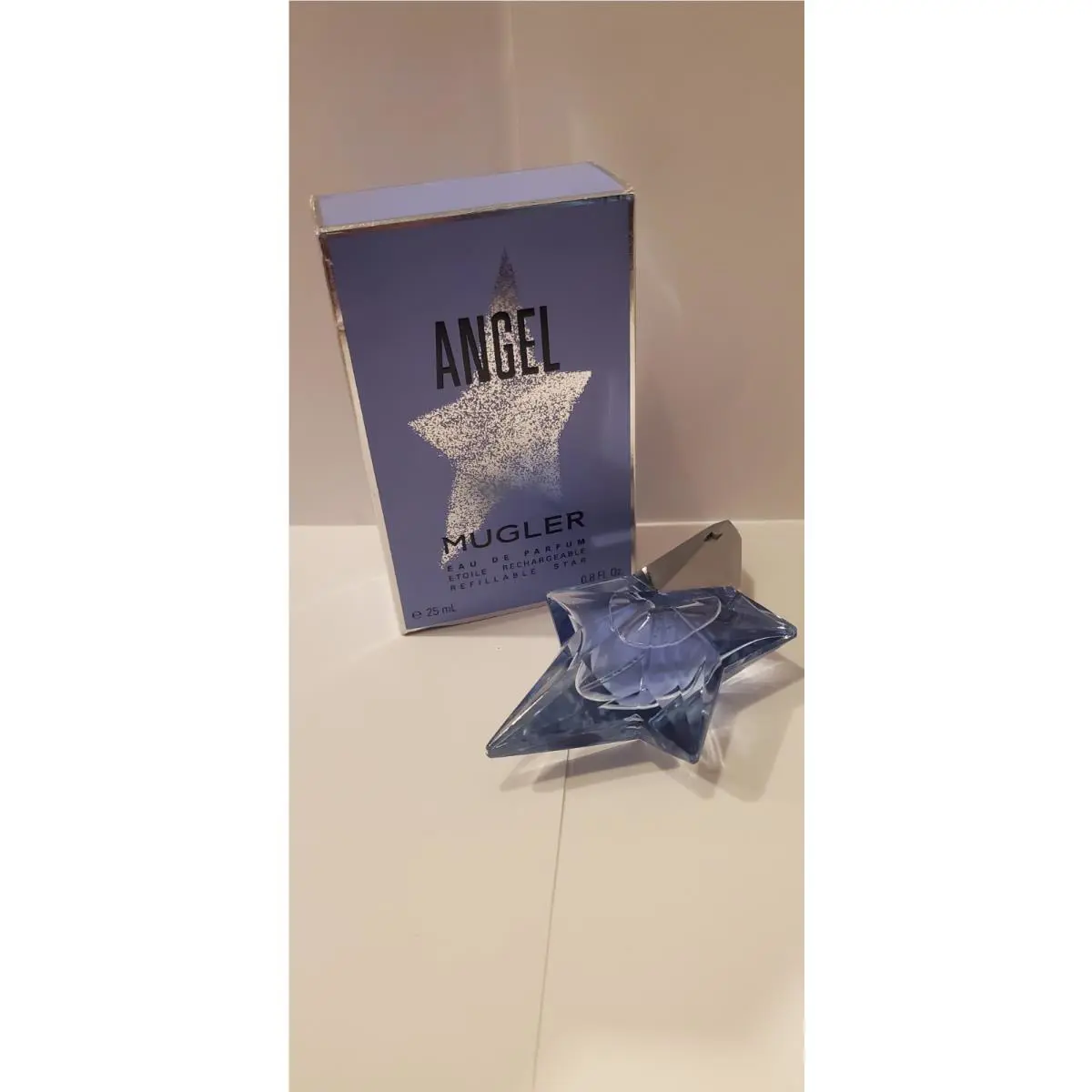 Angel by Thierry  0.8oz Edpspray/refillable Star Slightly Imperfectbox by Mugler