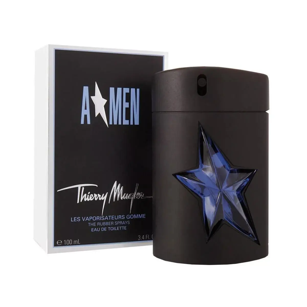 Angel by Thierry  For Men Eau de Toilette Spray Rubber Flask 3.4 oz by Mugler