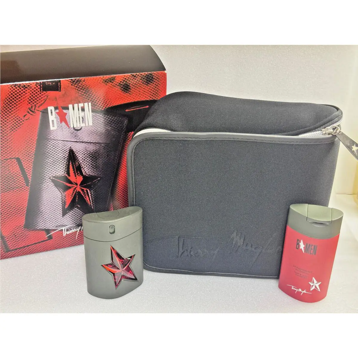 Thierry  B Men Eau De Toilette 1.7 Oz/shampooing Integral 3.5 oz Gift Set by Mugler