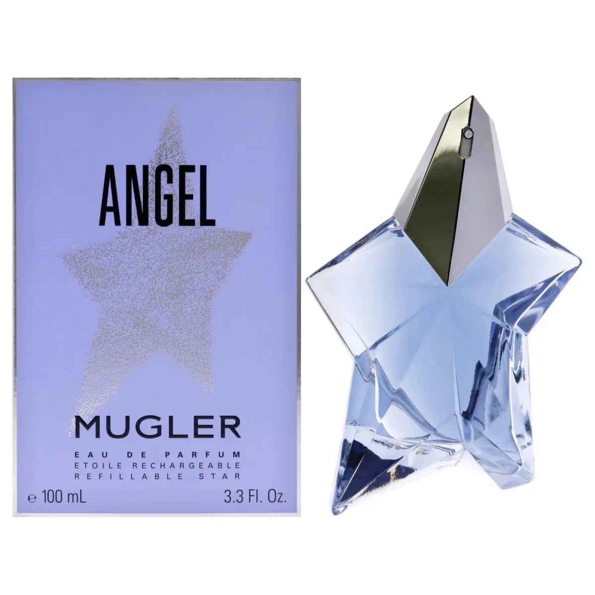 Angel Standing Star by Thierry  For Women - 3.3 oz Edp Spray Refillable by Mugler