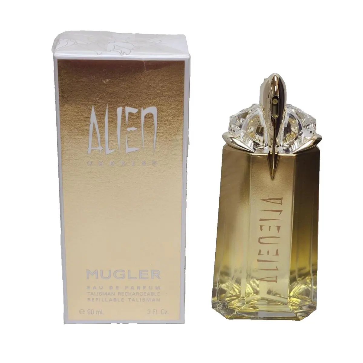 Alien Goddess  Women 3 oz Eau DE Parfum Talisman Rechargable Boxed by Mugler