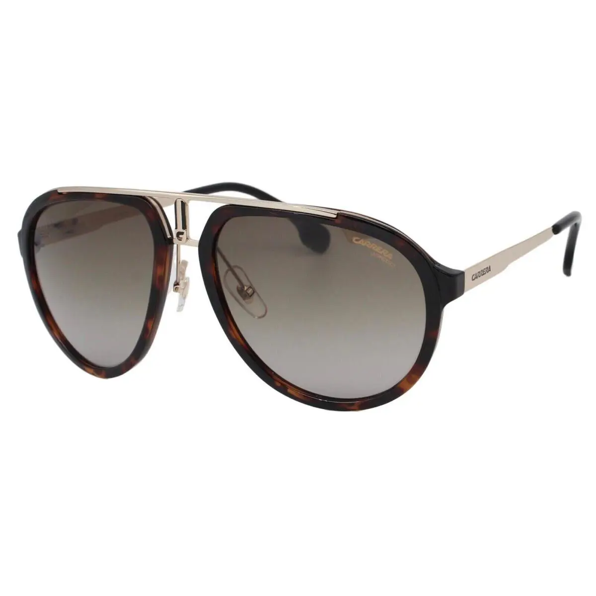 Carrera 1003/S 2IK Tortoise Gold Men`s Sunglasses Brown Gradient 58-18-140 Wcase - Frame: Tortoise Gold, Lens: Brown