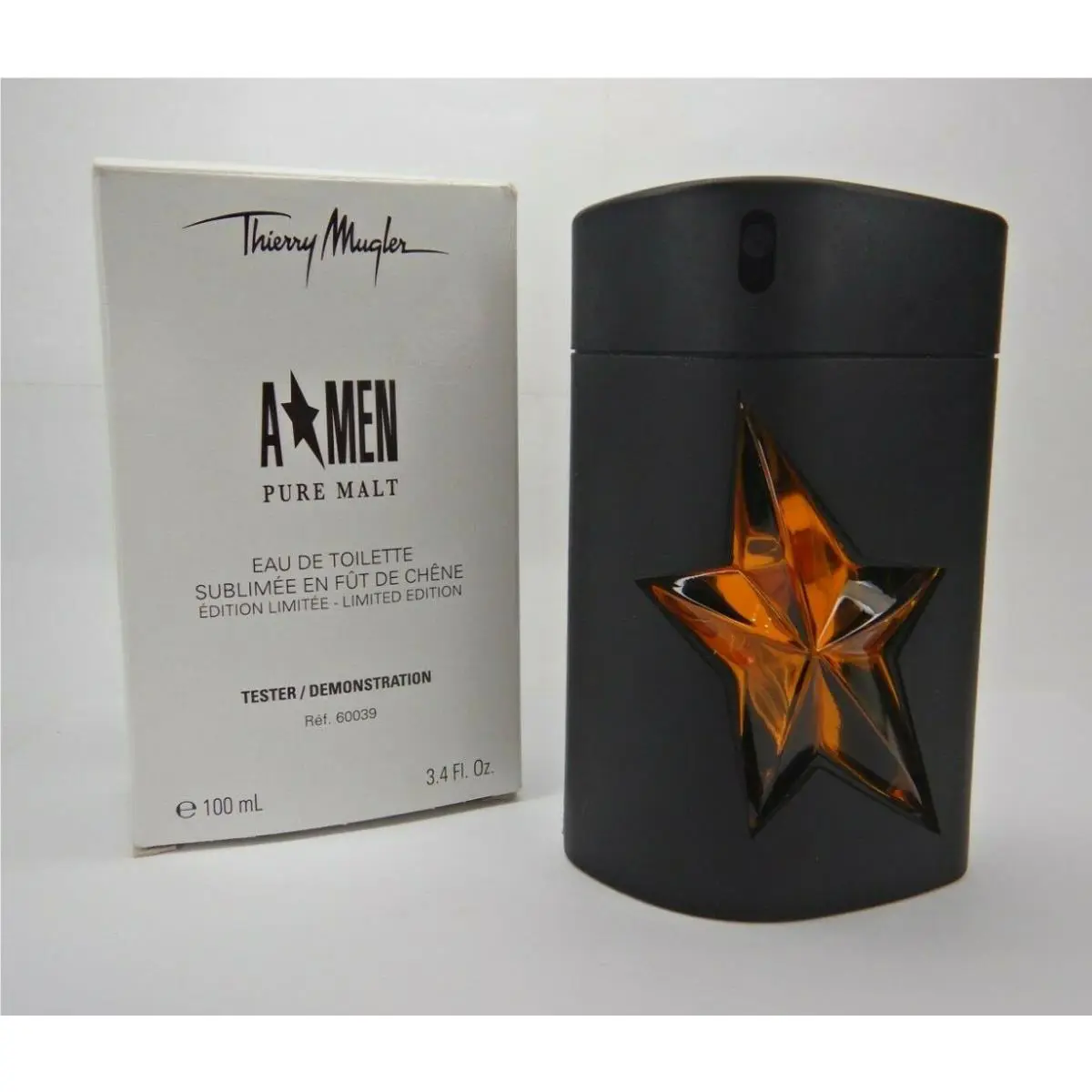Thierry  A Men Pure Malt Eau de Toilette 3.4oz - 100ml Edt Amen Rare 2012 by Mugler