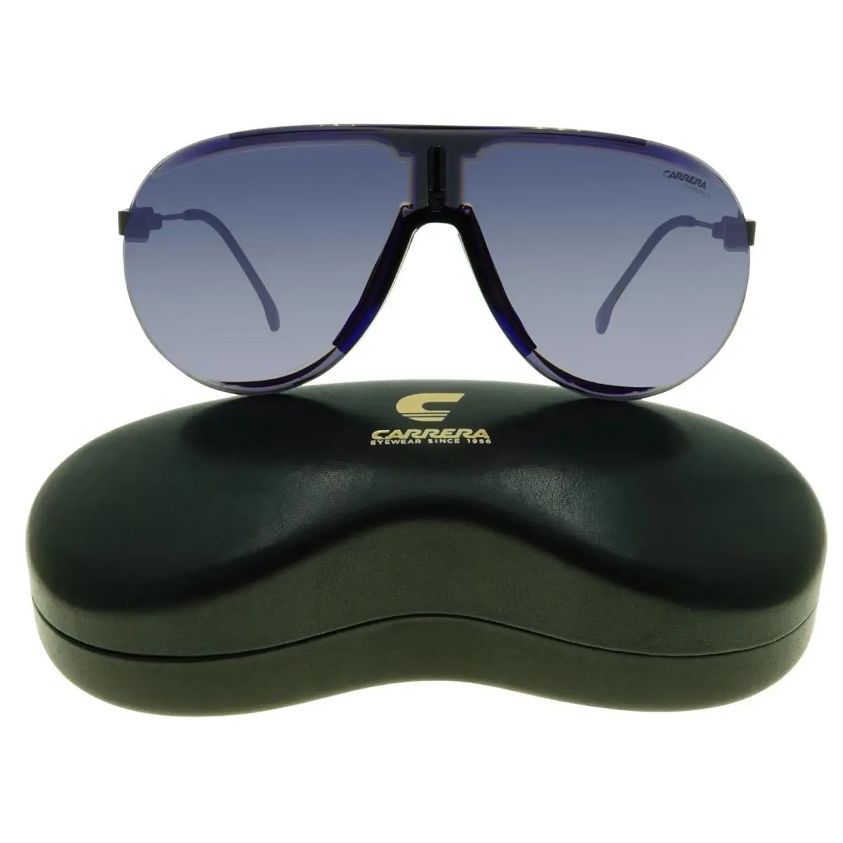 Carrera Superchampion D51 XT Sunglasses Matte Black/blue Mirror Special Edition