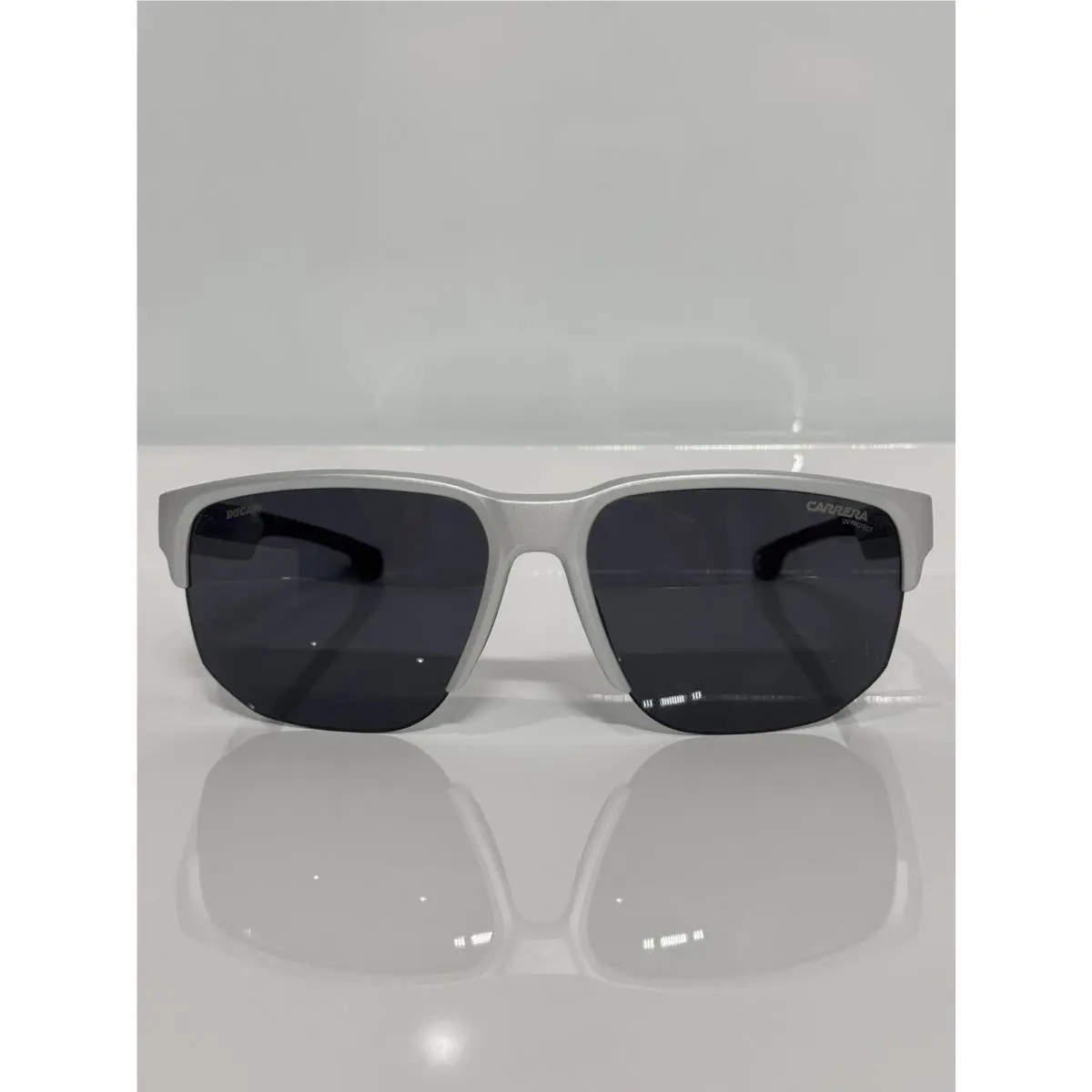 Carrera X Ducati Carduc Carduc 28/S 6HTIR Matte White Semi-rimless Sunglasses