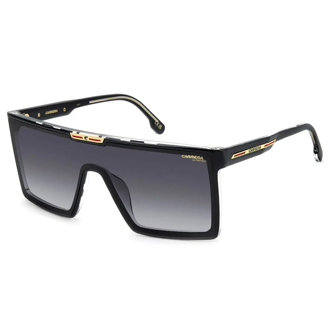 Carrera Victory C 07/S 7C5 9O Black Crystal/dark Grey Shaded Men`s Sunglasses