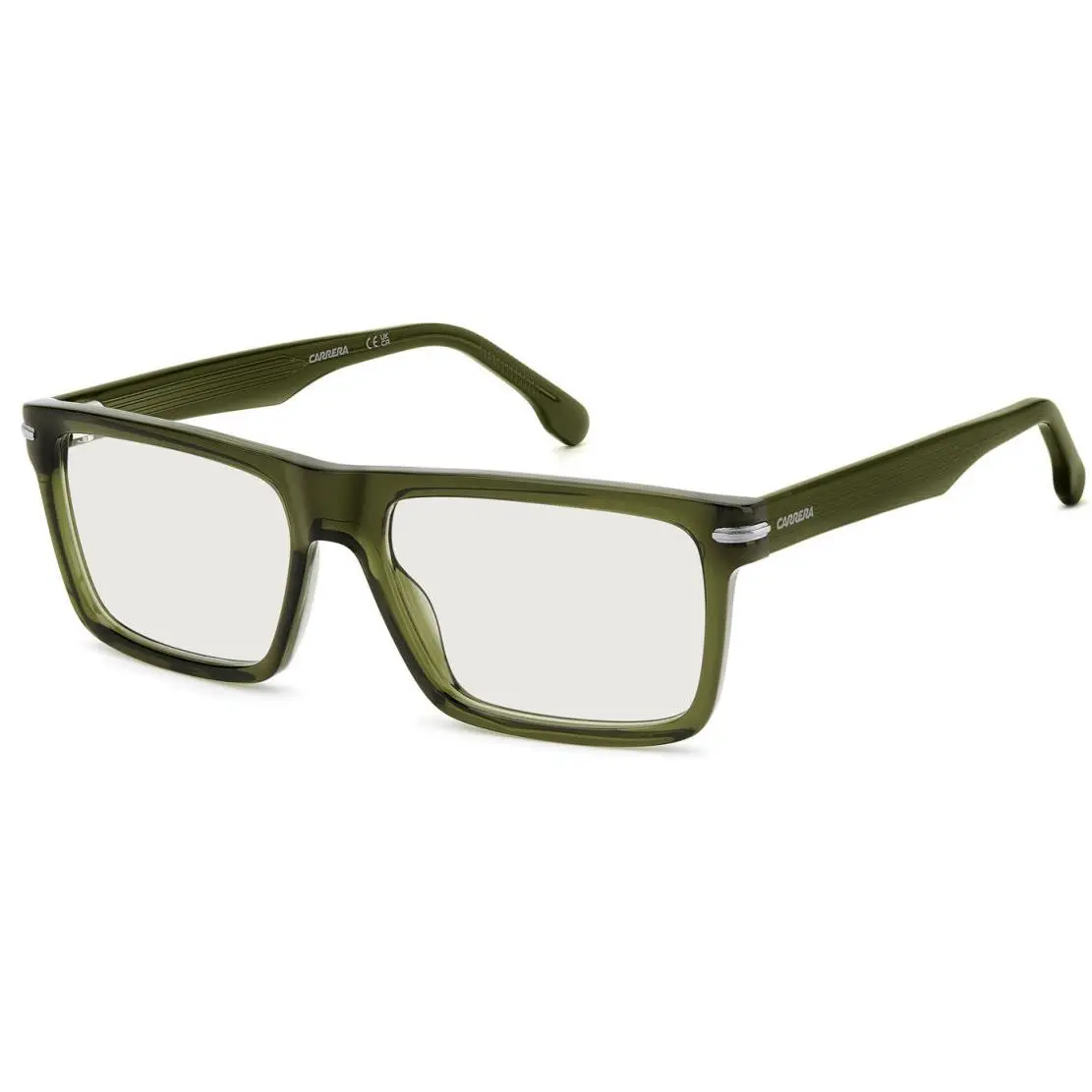 343 Tbo Military Green/blue Mirror Rectangular Men`s Eyeglasses by Carrera