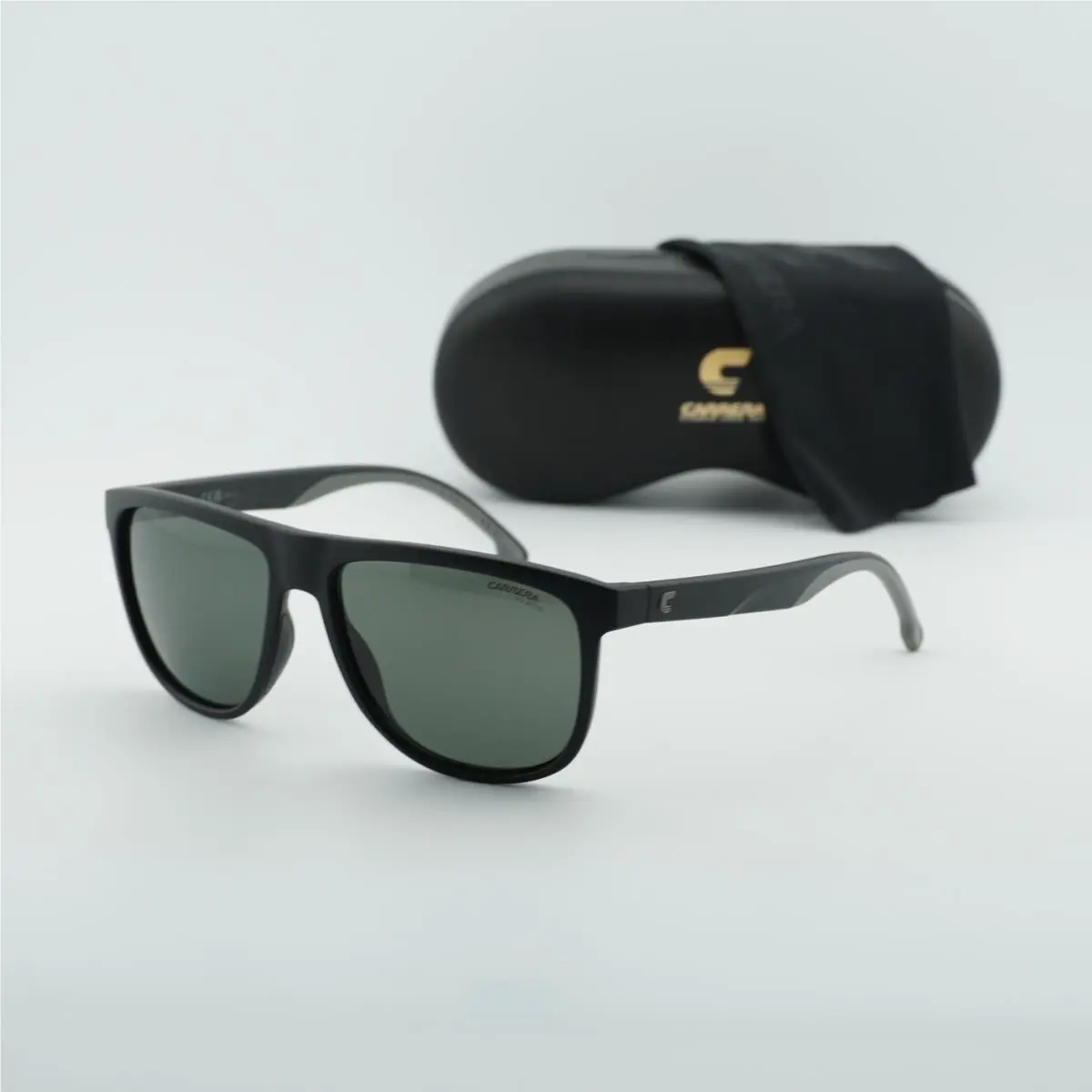8059/S 0003 UC Matte Black/green 58-16-145 Sunglasses by Carrera