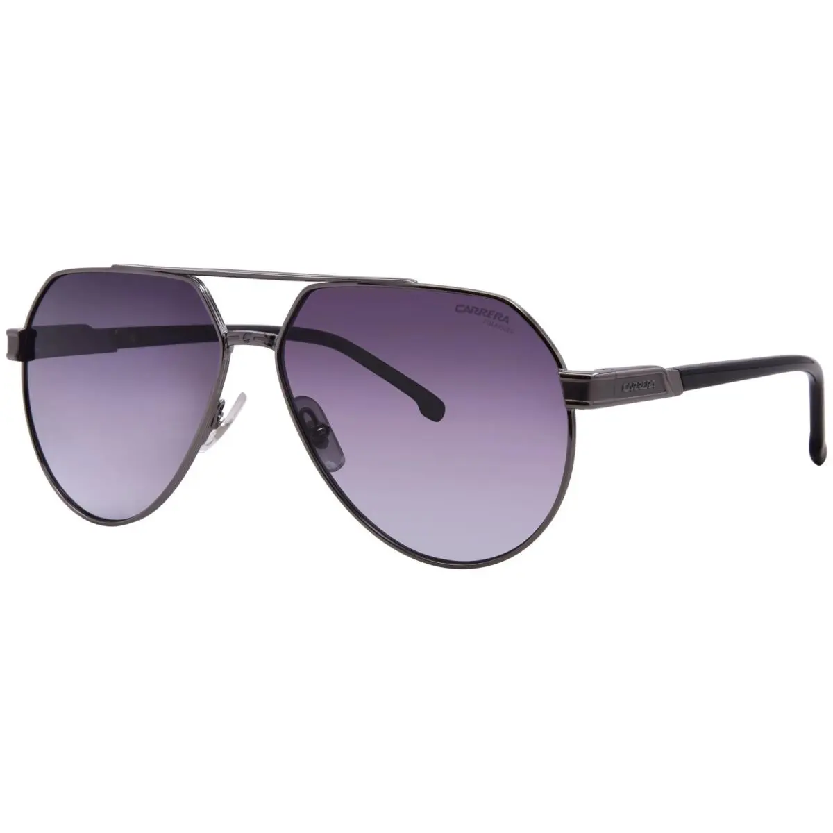 Carrera 1067/S KJ1 Sunglasses Men`s Dark Ruthenium/polarized Grey Gradient 62mm