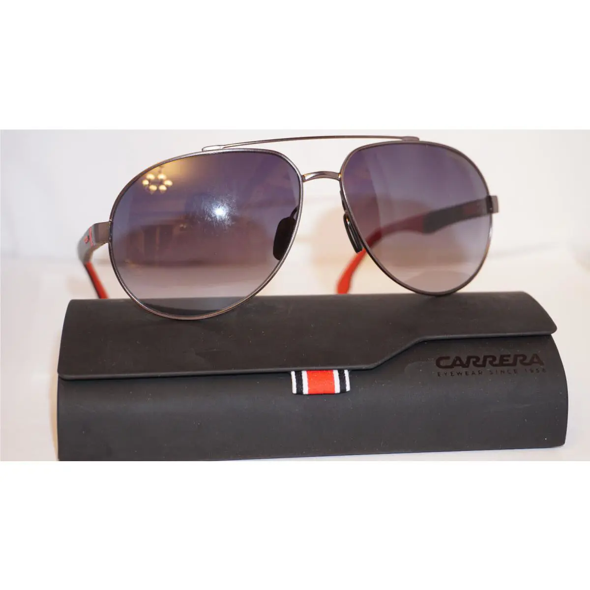 Carrera Sunglasses Aviator Matte Dark Ruth Grey 8025/S R80 63 14 135