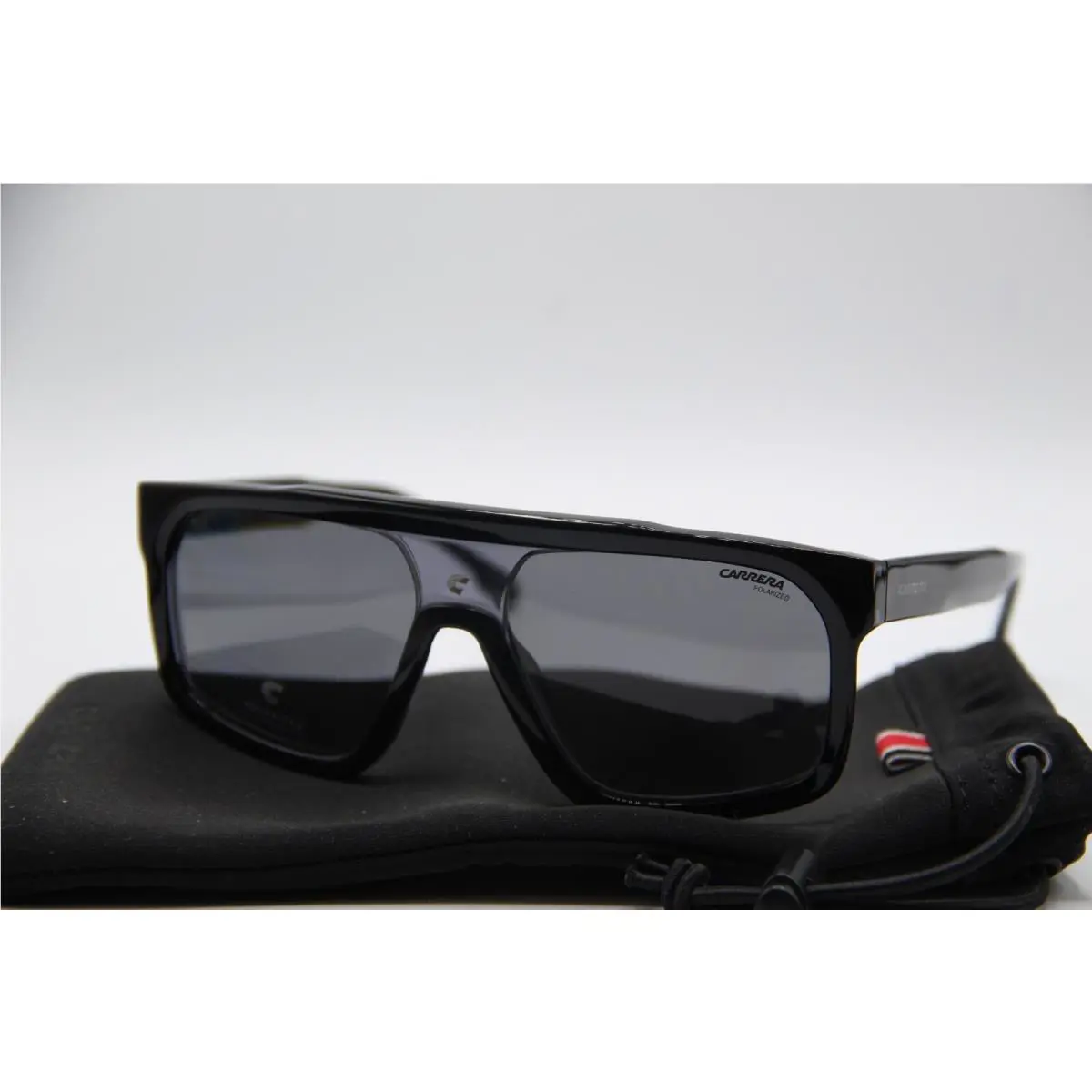 Carrera 1061/S 08AM9 Black Polarized Sunglasses W/case 59-16