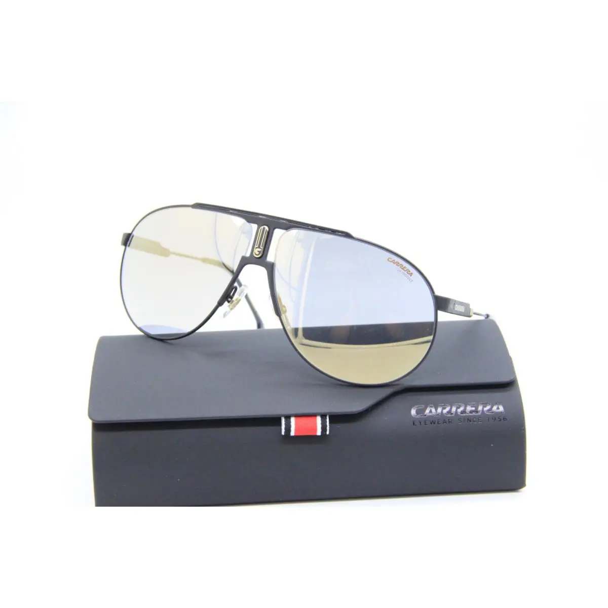 Carrera PANAMERIKA65 003JO Black Sunglasses W/case 65-11