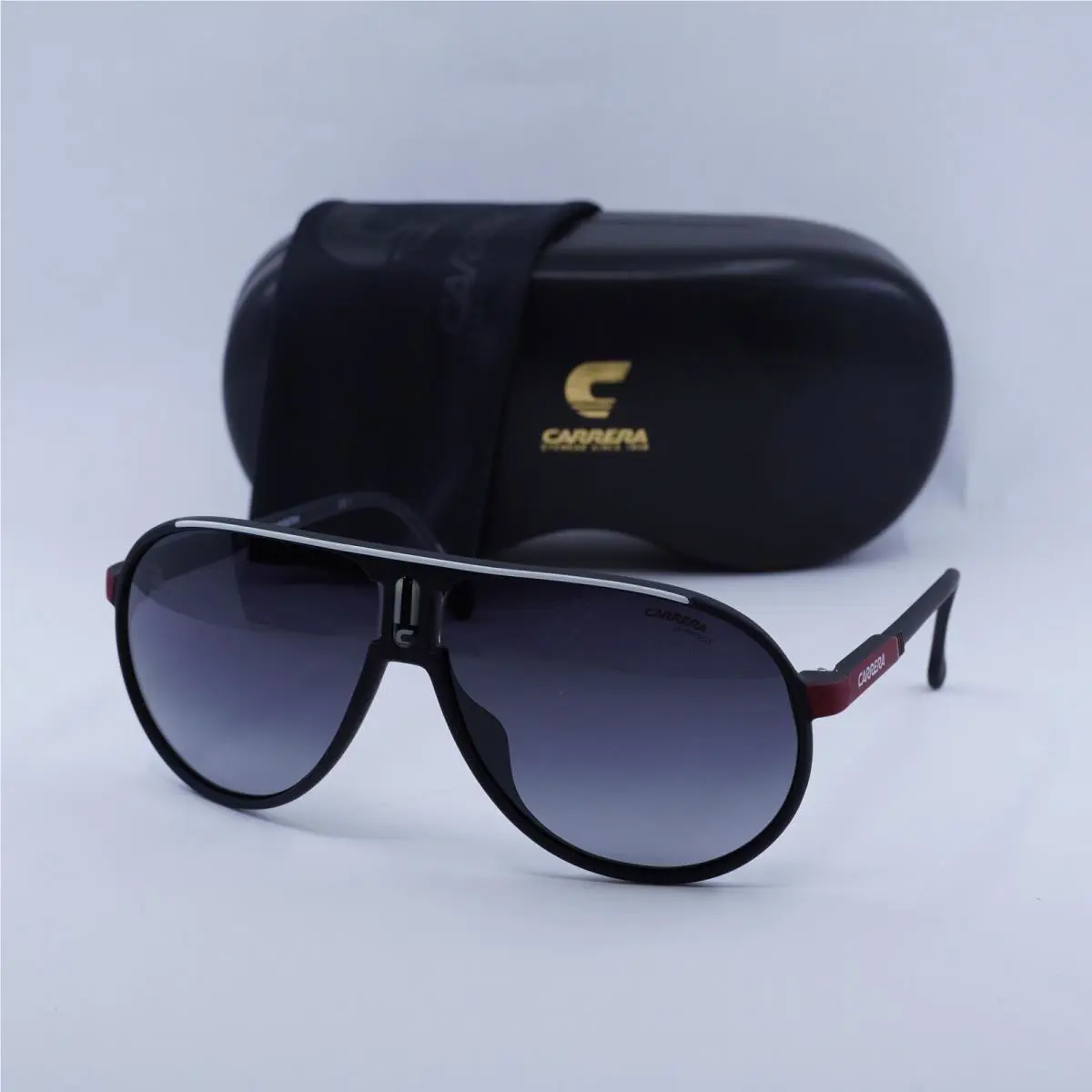Carrera Champion/n 0OIT 9O Black/red/dark Grey Gradient 62-12-125 Sunglasses