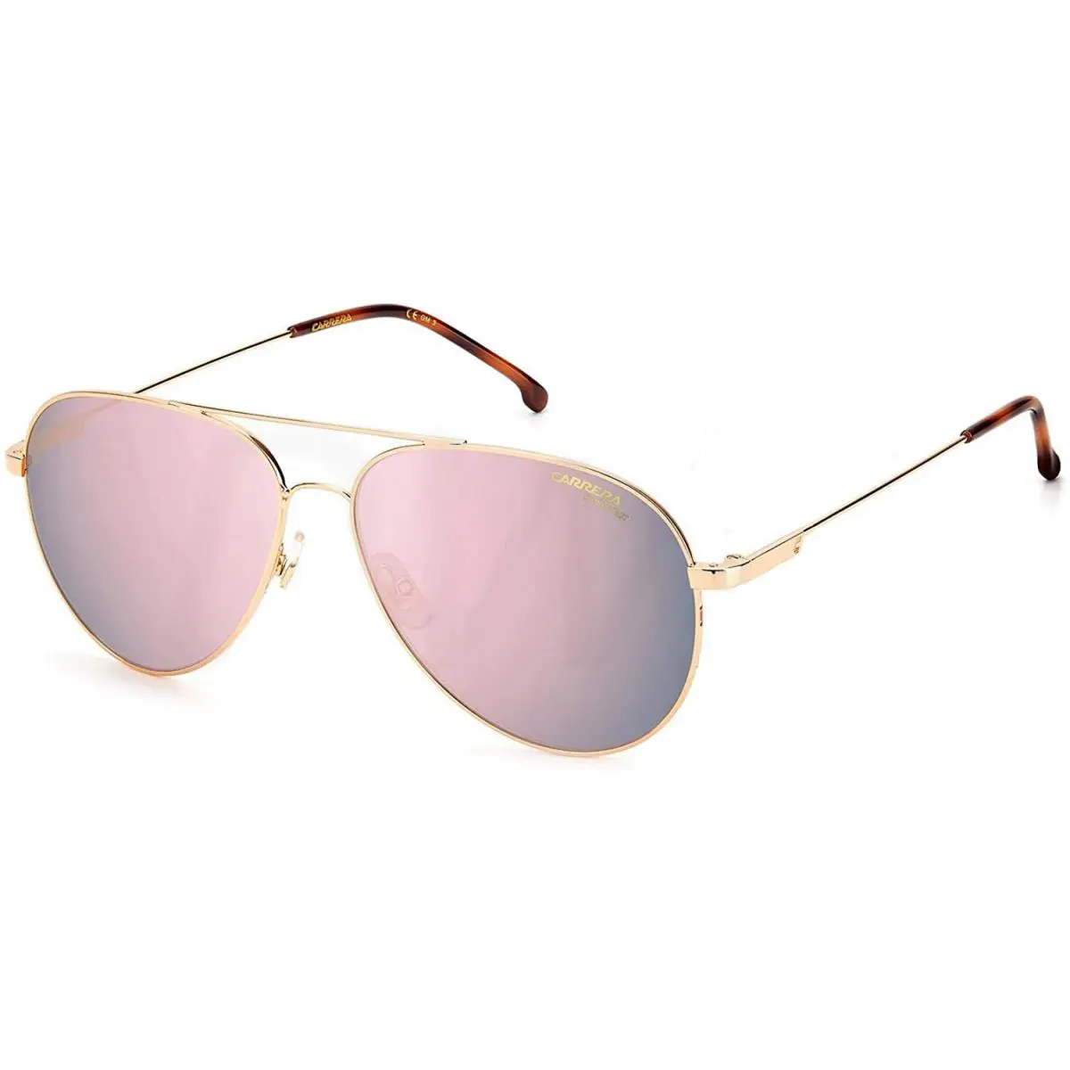 Carrera Pilot Sunglasses 2031 T/s Ddb Gold Copper Lens 58mm Unisex St Steel - Frame: Gold Copper, Lens: Copper