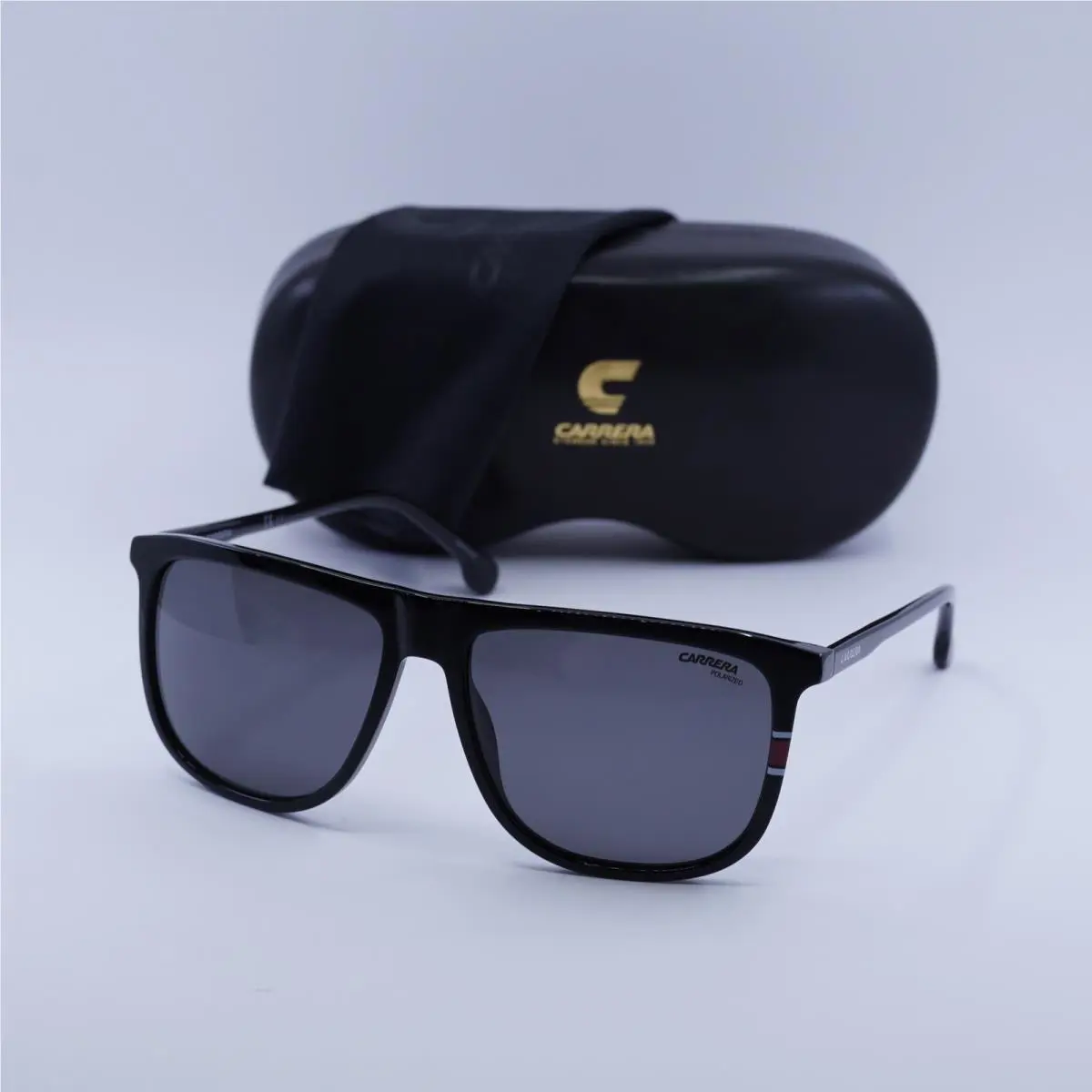 Carrera 218/S 0807 M9 Black/grey Polarized 58-16-145 Sunglasses