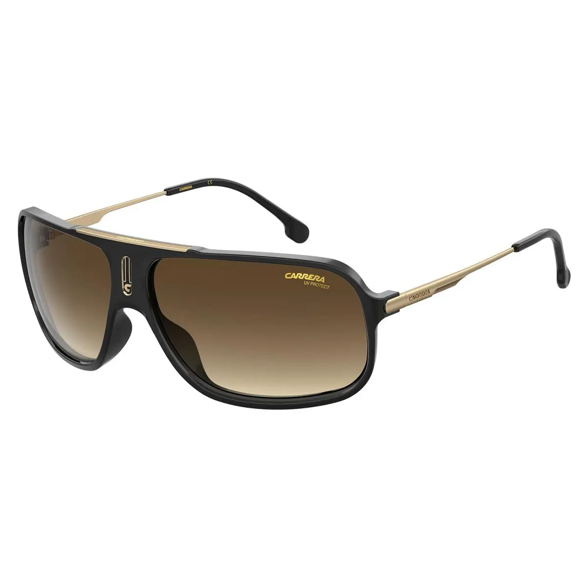 Carrera COOL65 807HA Black Sunglasses with Brown Gradient Lenses