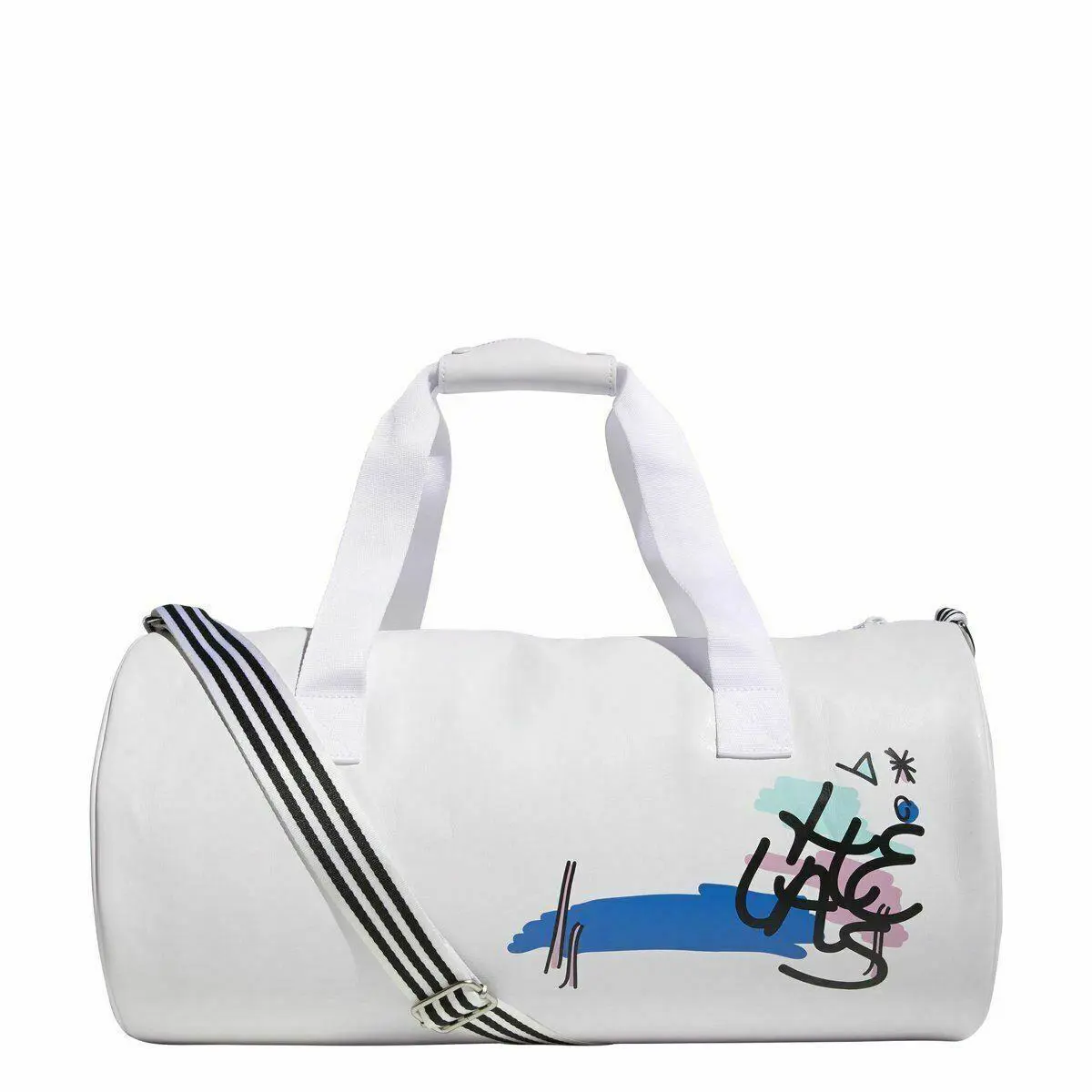 CF8455 Unisex Adidas Helas Duffle Bag - White