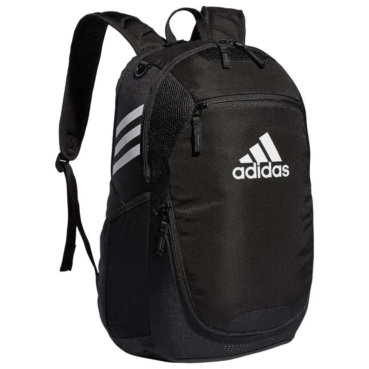 Adidas Black Backpack Recycled Material Soccer Gym Durable Water Resistant
