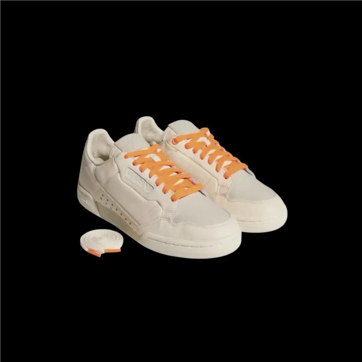 Adidas shoes - Continental 80 - Continental - Unknown - Beige, Manufacturer: Cream/orange 1