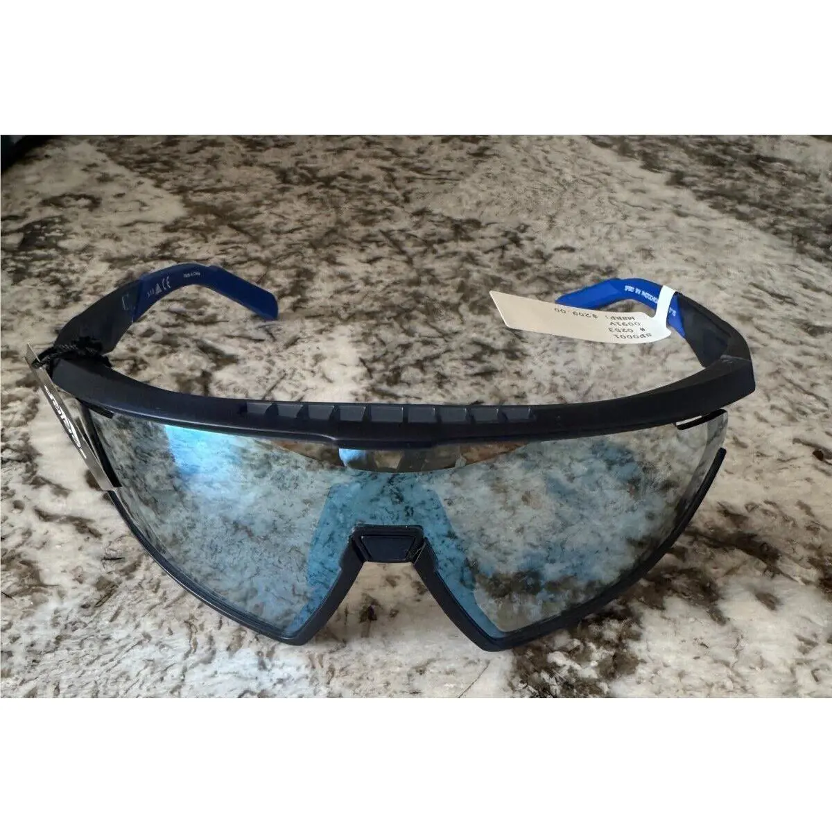Adidas Sport Blue Wrap Frame Photochromatic Lenses SP0001