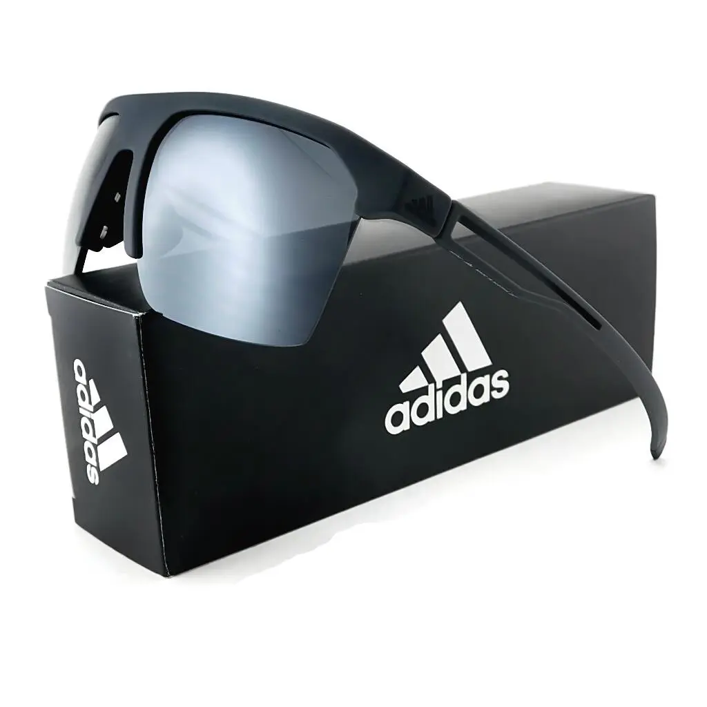Adidas Strivr Sunglasses Matte Grey / Chrome Mirror Lens