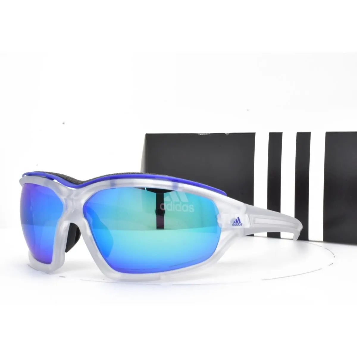 Vario Lens Adidas Sunglasses Crystal Shield Blue Silhouette Made Austria