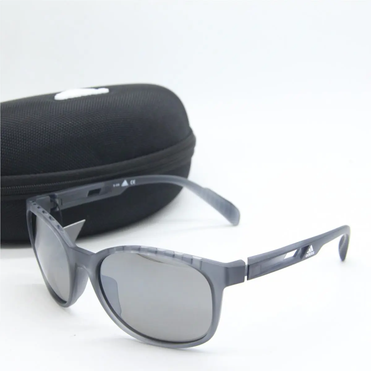 Adidas SP 0011 20D Polarized Grey Sunglasses W/case 58-18