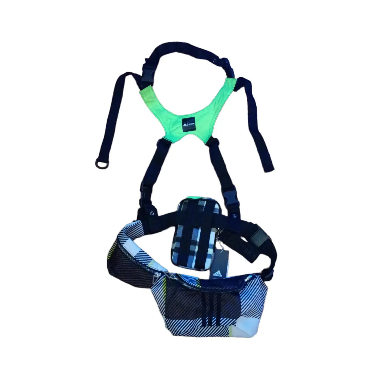 X Ivy Park By Beyonce Harness Fanny Pack Utility Multicolored Plaid by Adidas
