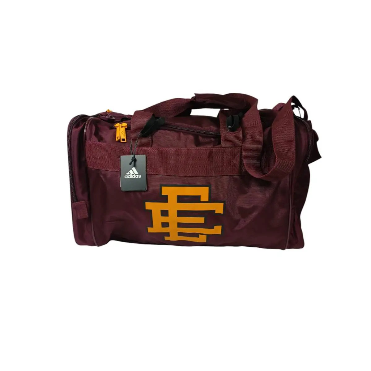 Adidas x Eric Emanuel Midnight Madness Gym Duffle Bag Maroon Orange