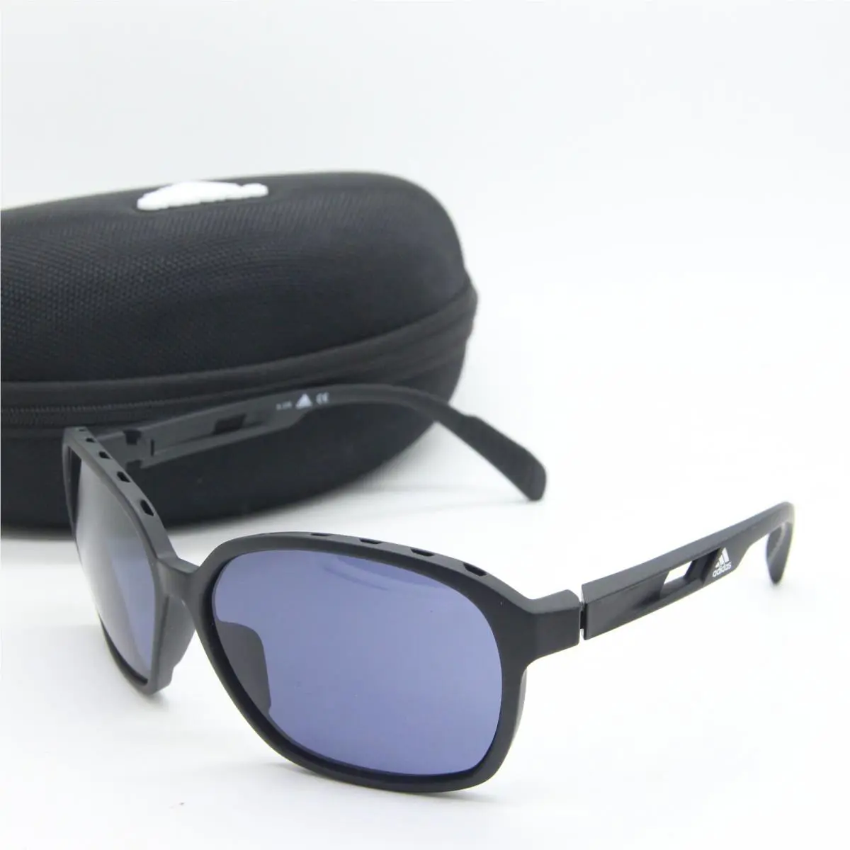 Adidas SP 0013 02A Black Blue Sunglasses W/case 125MM