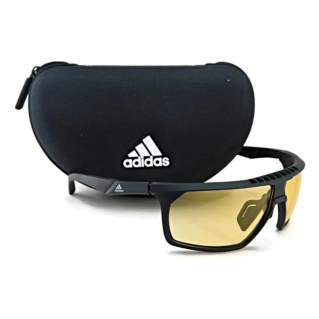Adidas Sport Sunglasses SP0030 Matte Black/ UV Light Adapting Brown Lens