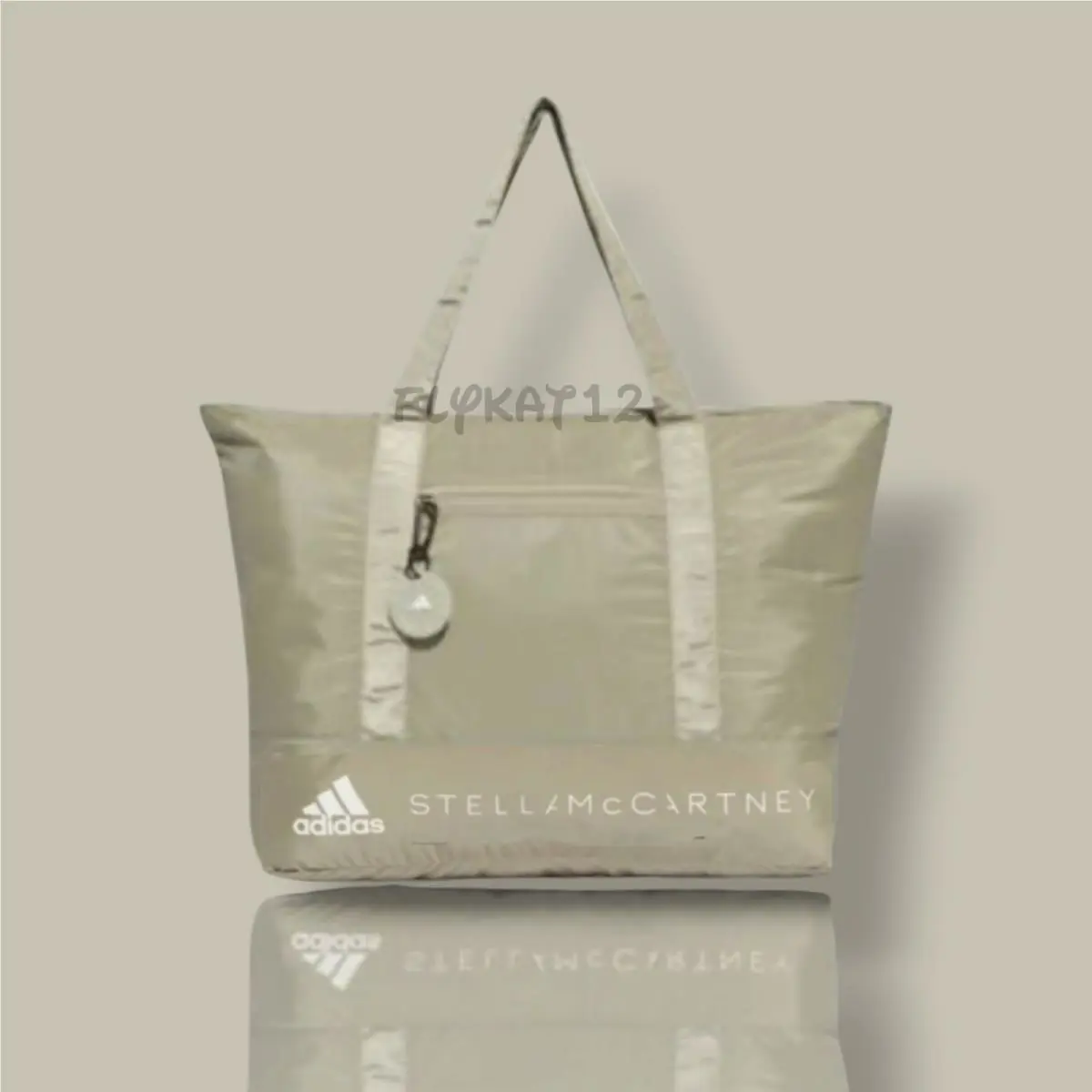 Adidas X Stella Mccartney Large Versatile Bag Army Green/tech Beige/off White