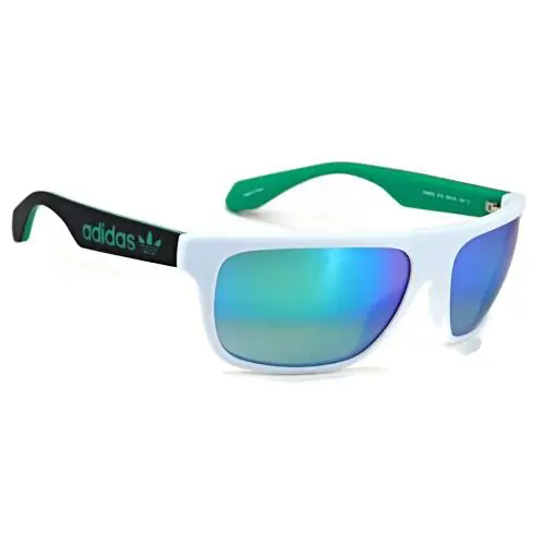 Adidas Originals Sunglasses OR0023 21Q - White / Green Mirror Lens