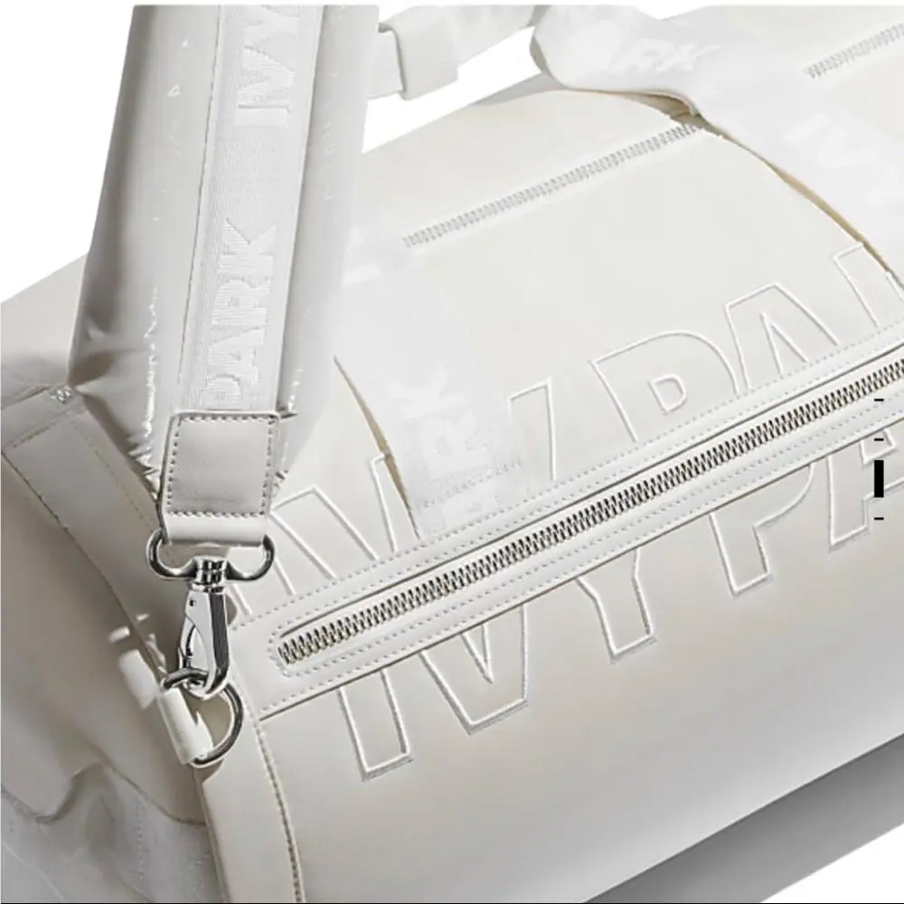 Adidas Ivy Park Padded Duffel Bag Unisex White Gym Workout Exercise Travel