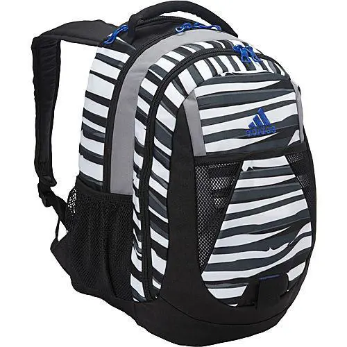 Adidas Dillon Print Backpack Parastripe White/power Blue 5133124 Bag - White, Main: Black