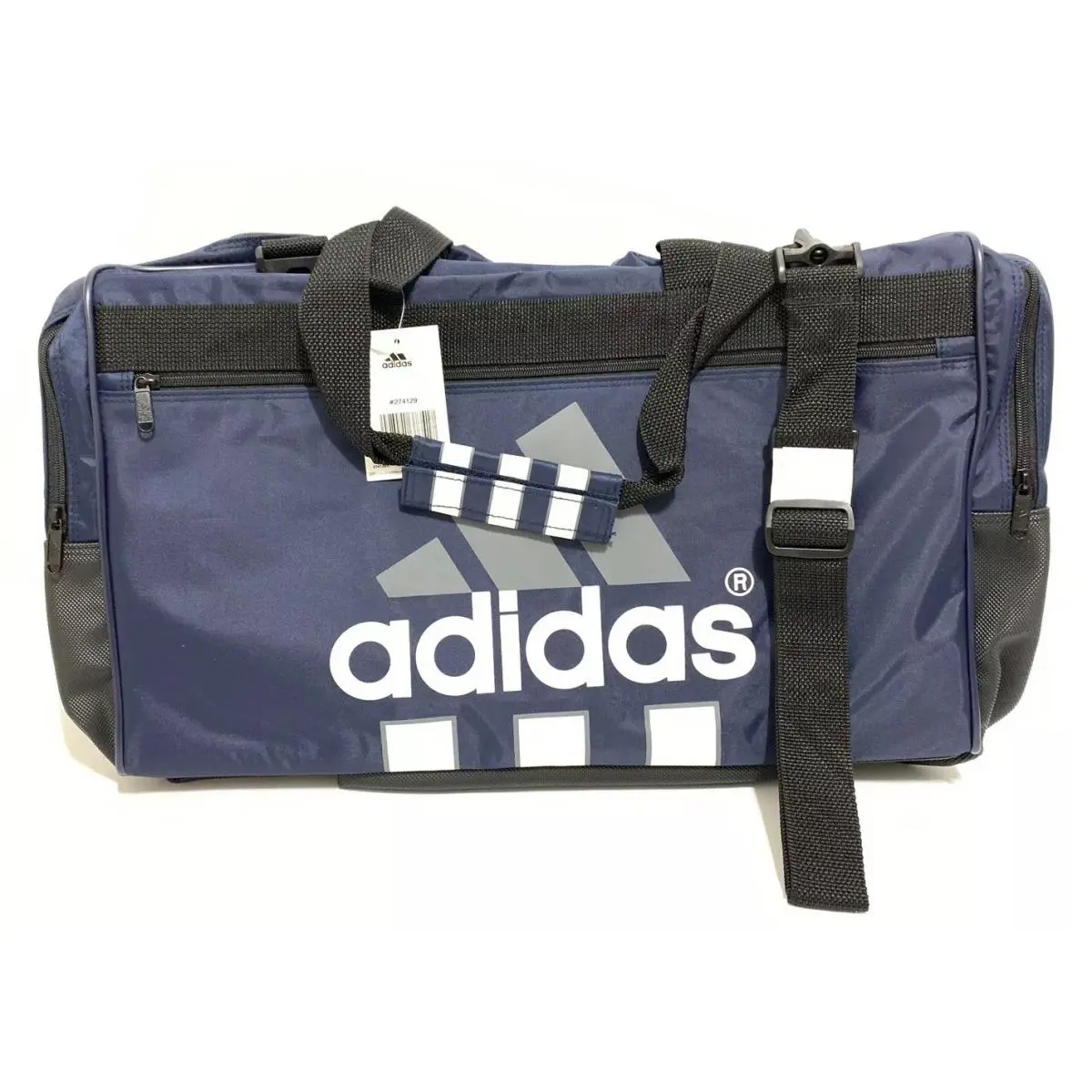 Adidas Large Duffel Bag Gym Sport Shoulder Trainer Vtg 20x13x12 Medalist Soccer