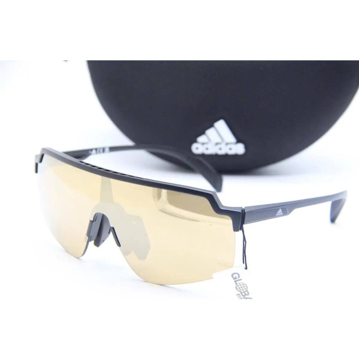Adidas SP0018 01G Black Mirrored Sunglasses W/case 140MM