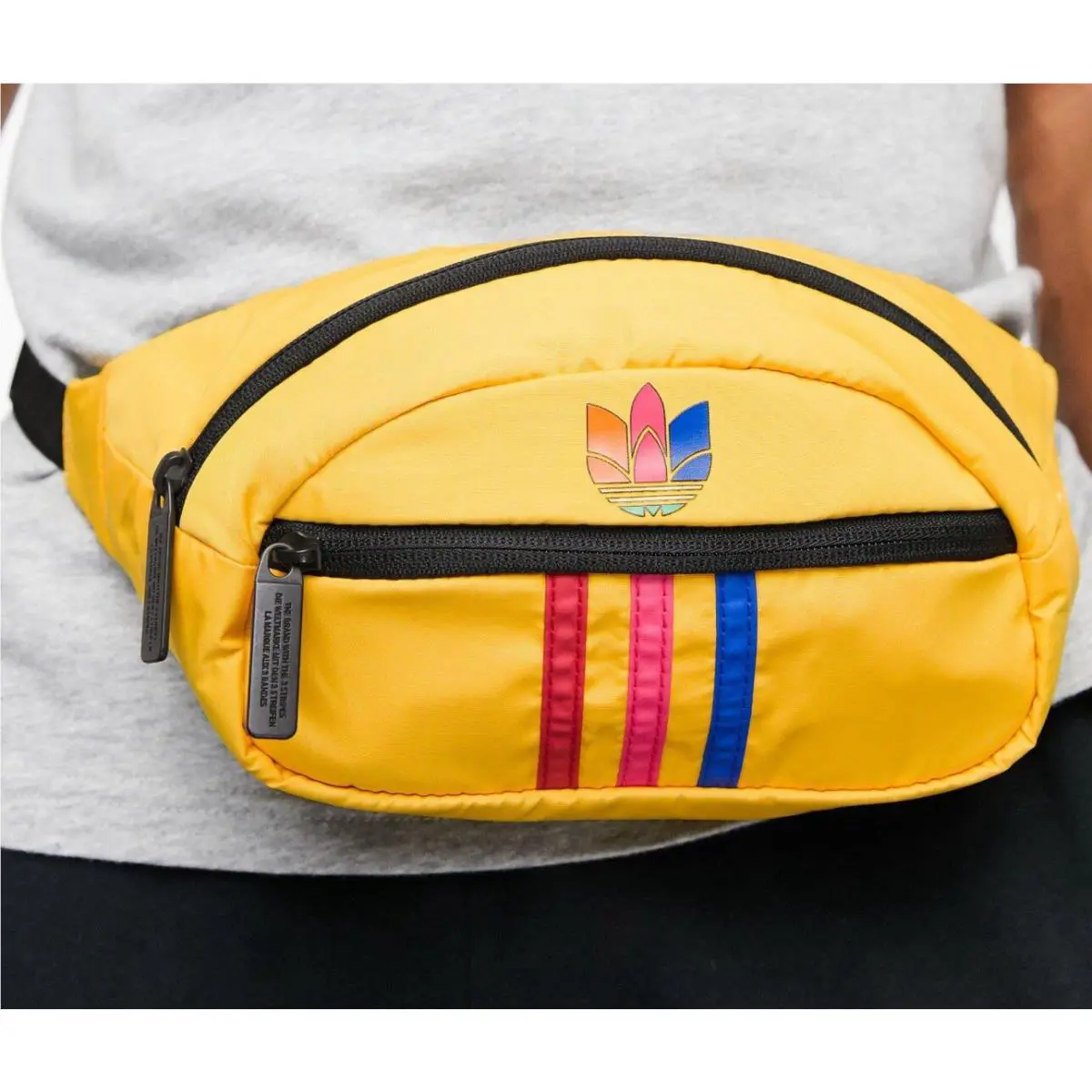 Originals National Three Stripes Waist Fanny Pack B1 by Adidas