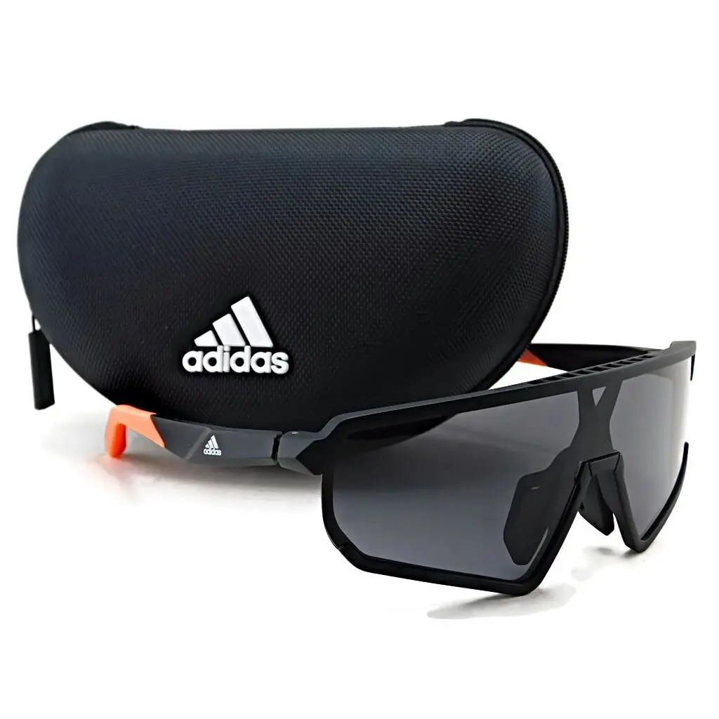 Adidas Sport Sunglasses SP0017 02A - Matte Black / Gray Lens